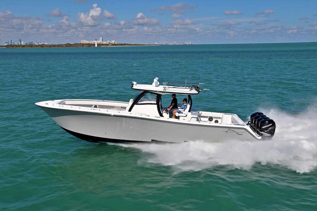 Blackwater 41 Sportfish offshore