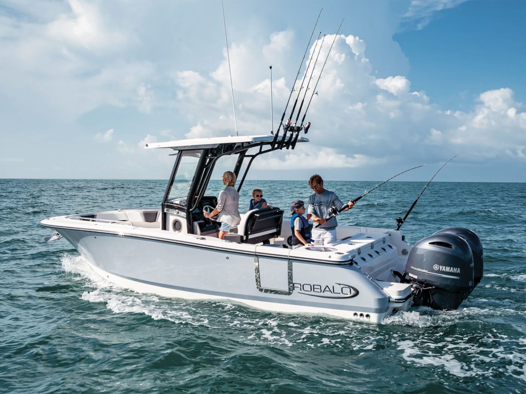 Robalo R250 trolling