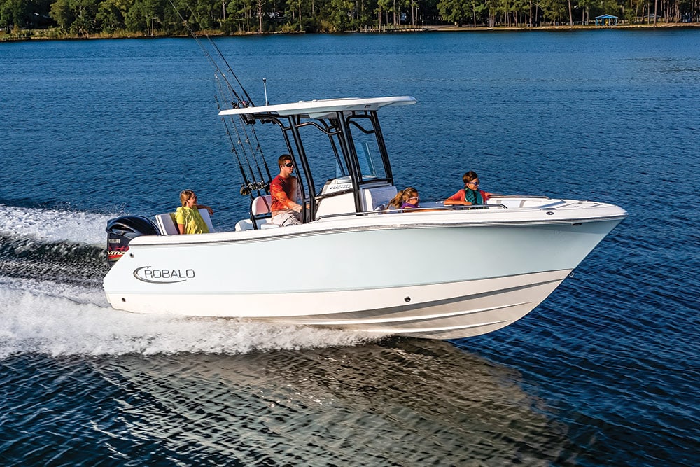 Robalo R230 running shot