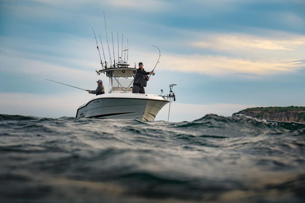 Center-console fishing