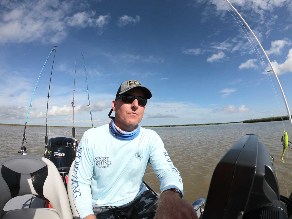 Catching Redfish in the Muddy Mississippi Marsh