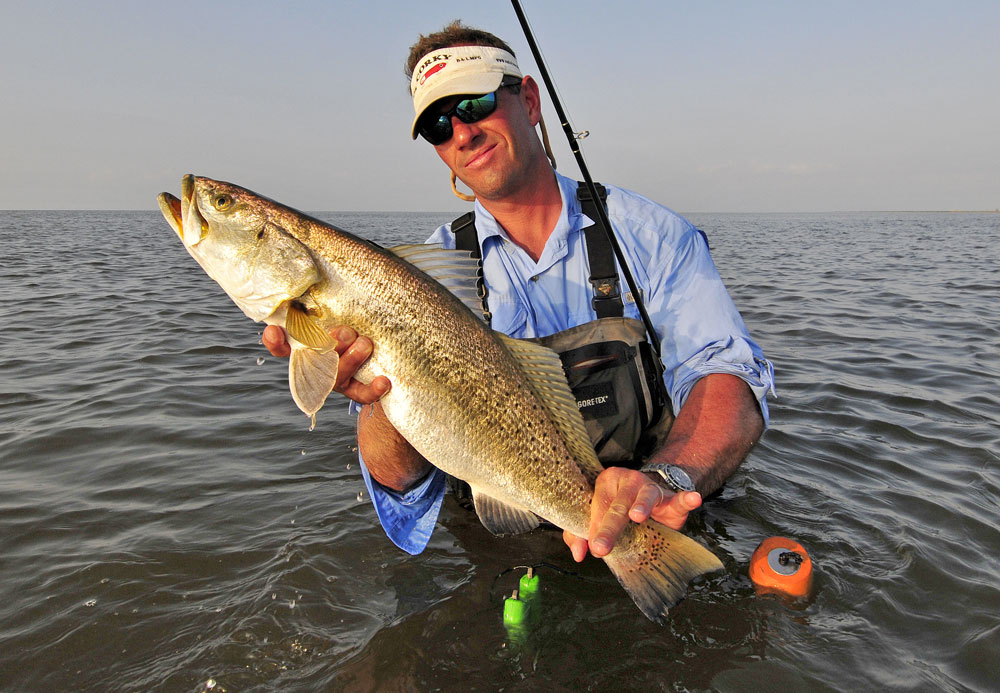 Will Drost with seatrout